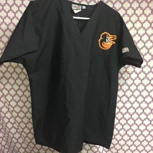 Baltimore Orioles unisex scrub top